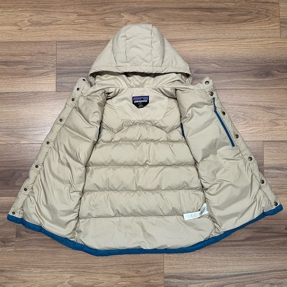 Patagonia Bivy Hooded Vest in Wavy Blue Size Medium - Picture 6 of 12